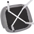 Стул обеденный Polini Home Amsterdam SM, цвет светло-серый/белый 10780124