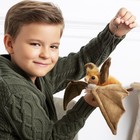 Игрушка мягкая Hansa «Мышь летучая», цвет коричневый, 37 см - Фото 12