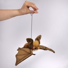 Игрушка мягкая Hansa «Мышь летучая», цвет коричневый, 37 см - Фото 11