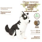 Игрушка мягкая Hansa «Щенок сибирской хаски», цвет чёрно-белый, 33 см - Фото 1