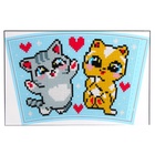 Термостакан детский, с вставкой из алмазной мозаики «Котик», 450 мл - Фото 2