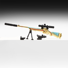 Макет оружия «Сувенирная снайперская винтовка. Gold Dragon», 26 см - Фото 2