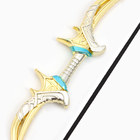 Макет оружия «Сувенирный лук Геншин», подвесной, брелок, 26 см, золотой - Фото 4