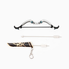 Макет оружия «Сувенирный лук Геншин», подвесной, брелок, 26 см, чёрный - Фото 2