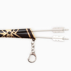 Макет оружия «Сувенирный лук Геншин», подвесной, брелок, 26 см, чёрный - Фото 3