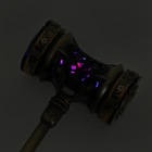 Макет оружия «Сувенирный молот», подвесной, брелок, 12 см, светится при ударе - Фото 4