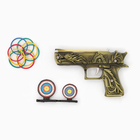 Макет оружия «Сувенирный пистолет», резинкострел, 15 см - Фото 3