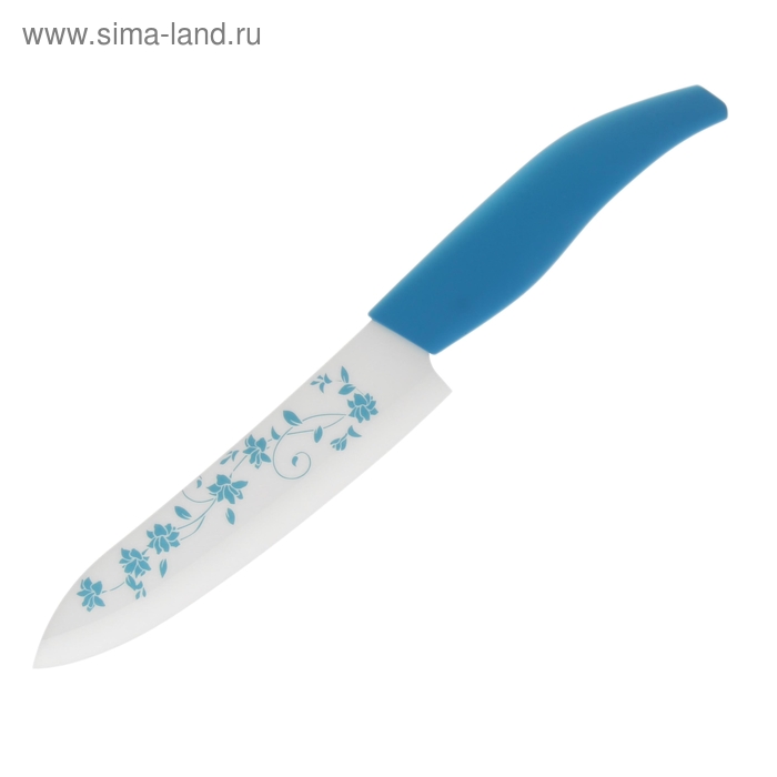 Нож керамический "Вьюнок" лезвие 15 см - Фото 1