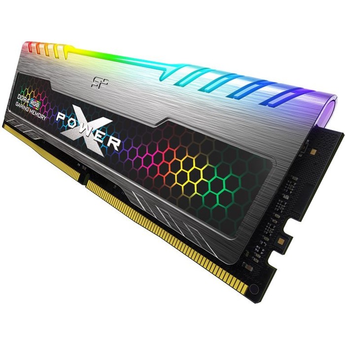 Память DDR4 8GB 3200MHz Silicon Power SP008GXLZU320BSB Xpower Turbine RGB RTL Gaming PC4-25   106501 - фото 51659340