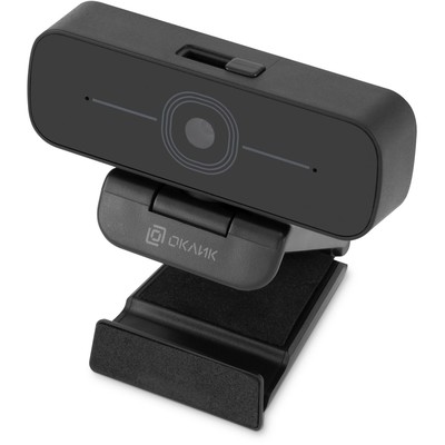 Камера Web Оклик OK-C001FH, 2 Мп, 1920×1080, USB 2.0, с микрофоном, чёрная