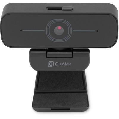 Камера Web Оклик OK-C001FH, 2 Мп, 1920×1080, USB 2.0, с микрофоном, чёрная