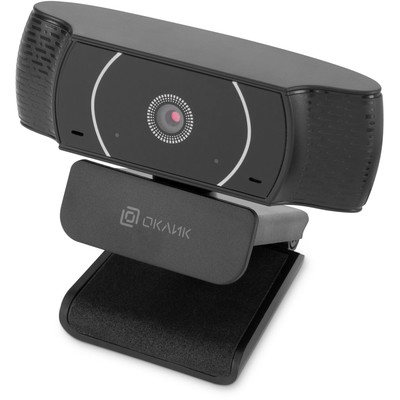 Камера Web Оклик OK-C016HD, 1 Мп, 1280×720, USB 2.0, с микрофоном, чёрная