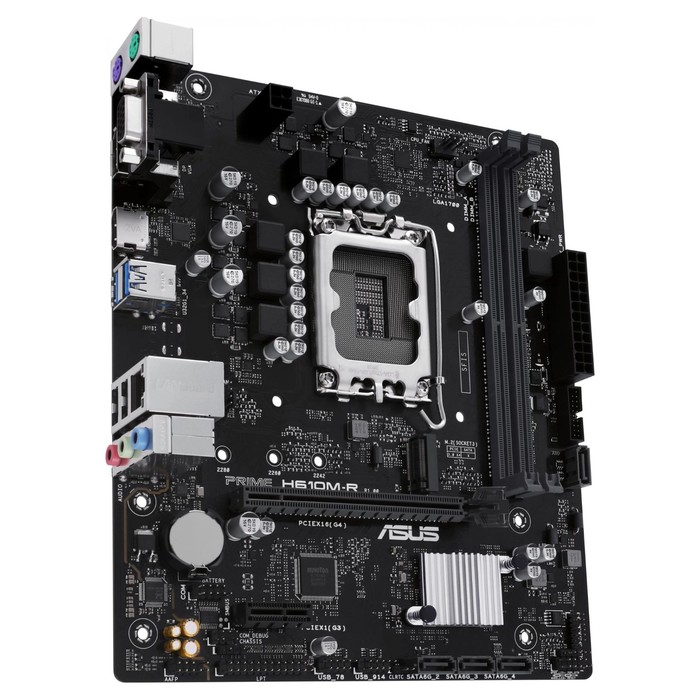 Материнская плата Asus PRIME H610M-R-SI Soc-1700 Intel H610 2xDDR5 mATX AC`97 8ch(7.1) GbLA   107483 - фото 51659385