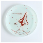 Тарелка РОСКОСМОС х ONLYTOP, d=23 см, белая - Фото 5