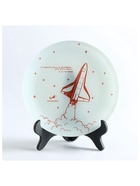 Тарелка РОСКОСМОС х ONLYTOP, d=23 см, белая - Фото 3