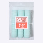 Бигуди «Липучка», d=2.5 см, 6 см, 6 шт., цвет бирюзовый - Фото 3