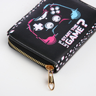 Кошелёк детский GAME, на молнии, «Выбражулька», 13×2×9×5 см, чёрный - Фото 4