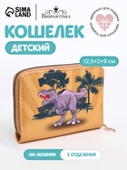 Кошелёк детский на молнии «Выбражулька», оранжевый - Фото 1