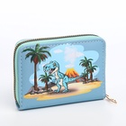 Кошелёк детский Выбражулька «Дино», на молнии, голубой - Фото 5