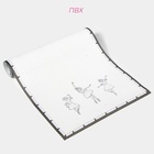 Дорожка новогодняя на стол Доляна «Волшебная сказка», сервировочная, 180×30 см, белая - Фото 3