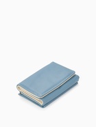 Кошелёк женский на кнопке, цвет голубой 10653632 - фото 15381652