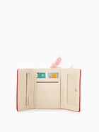 Кошелёк женский на кнопке, 10.5×3×8.5 см, однотонный, красный - Фото 3