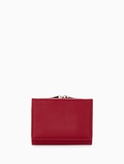 Кошелёк женский на кнопке, 10.5×3×8.5 см, однотонный, бордовый - Фото 7