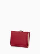 Кошелёк женский на кнопке, 10.5×3×8.5 см, однотонный, бордовый - Фото 9