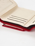 Кошелёк женский на кнопке, 10.5×3×8.5 см, однотонный, бордовый - Фото 5