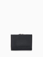 Кошелёк женский на кнопке, 10.5×3×8.5 см, однотонный, чёрный - Фото 7