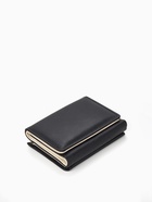 Кошелёк женский на кнопке, 10.5×3×8.5 см, однотонный, чёрный - Фото 6