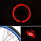 Фонарь велосипедный на спицу, водонепроницаемый, 1 диод, 12.5×3.5×2 см, 2 шт., красный - Фото 7