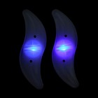 Фонарь велосипедный на спицу, 12.5×3.5×2 см, 2 шт.,1 диод, водонепроницаемый, синий свет - Фото 6