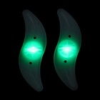 Фонарь велосипедный на спицу, водонепроницаемый, 1 диод, 12.5×3.5×2 см, 2 шт., зеленый - Фото 6