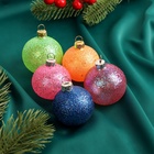 Ёлочный шар «Блестящий» новогодний, d=4.5 см, МИКС - Фото 2