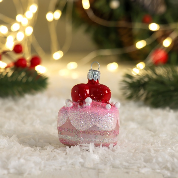Ёлочная игрушка «Пирожное» h=11 см - Фото 1