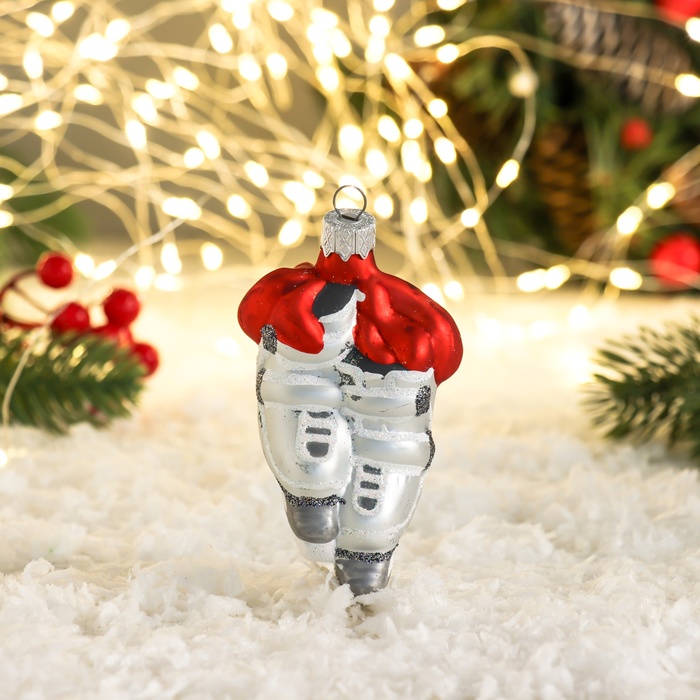 Ёлочная игрушка «Коньки» h=14 см - Фото 1