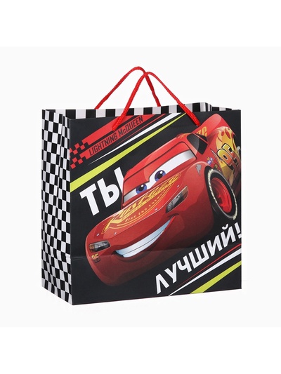Пакет подарочный крафтовый «Ты лучший», 22×22×11 см