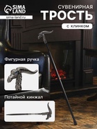 Сувенирная трость с клинком 36 см, набалдашник: орел - Фото 1