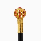 Сувенирная трость с клинком 36 см, набалдашник: корона - Фото 4