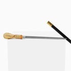 Сувенирная трость с клинком 36 см, набалдашник: корона - Фото 3