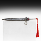 Макет оружия «Сувенирный меч в стиле Геншин», подвесной, брелок, 20 см, серебристый - Фото 3