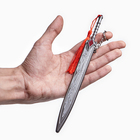 Макет оружия «Сувенирный меч в стиле Геншин», подвесной, брелок, 20 см, серебристый - Фото 7