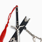 Макет оружия «Сувенирный меч в стиле аниме. Отвага», подвесной, брелок, 21 см, чёрный - Фото 5