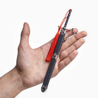 Макет оружия «Сувенирный меч в стиле аниме. Отвага», подвесной, брелок, 21 см, чёрный - Фото 6