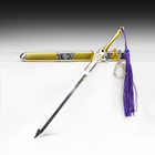 Макет оружия «Сувенирный меч в стиле Геншин», подвесной, брелок, 21 см, золотой с фиолетовым - Фото 2