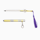 Макет оружия «Сувенирный меч в стиле Геншин», подвесной, брелок, 21 см, золотой с фиолетовым - Фото 4