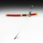 Макет оружия «Сувенирная катана Зоро», 24 см, красная - Фото 2