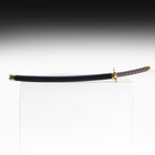 Макет оружия «Сувенирная катана Зеницу», 24 см, чёрная с сиреневым - Фото 3