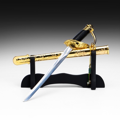 Макет оружия «Сувенирная сабля на подставке. Мини», подарочный набор, 24 см